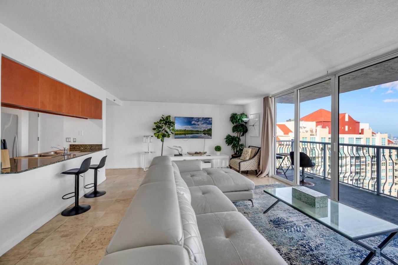 *Luxurious Highrise 2Brcondo Brickell- Waterviews* Miami Kültér fotó
