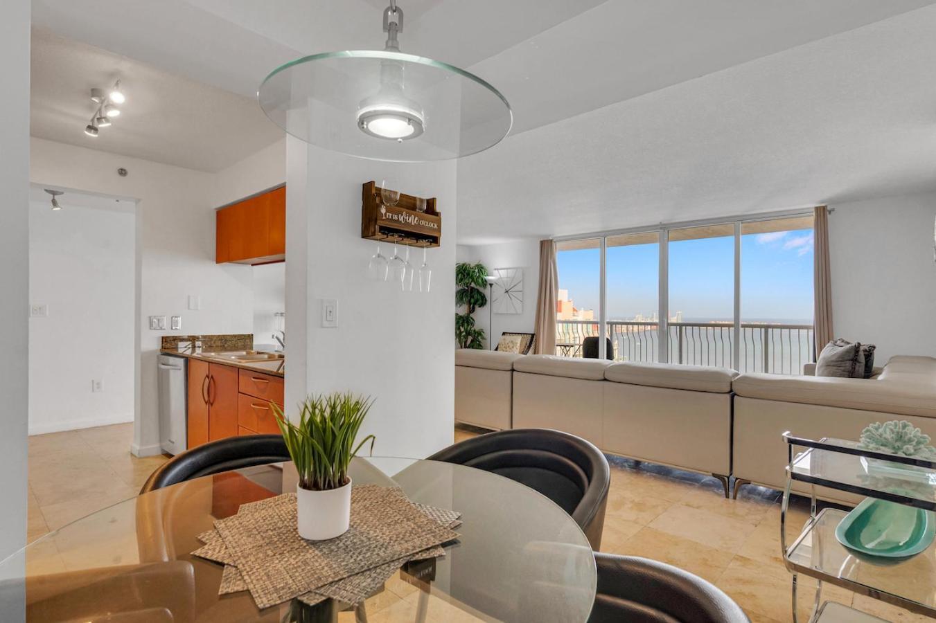 *Luxurious Highrise 2Brcondo Brickell- Waterviews* Miami Kültér fotó
